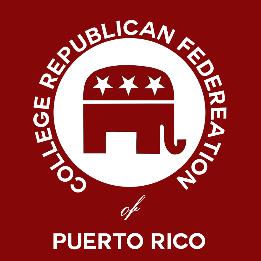 Chapter of the College Republican Federation of Puerto Rico in Arecibo, committed to statehood and republican principles.