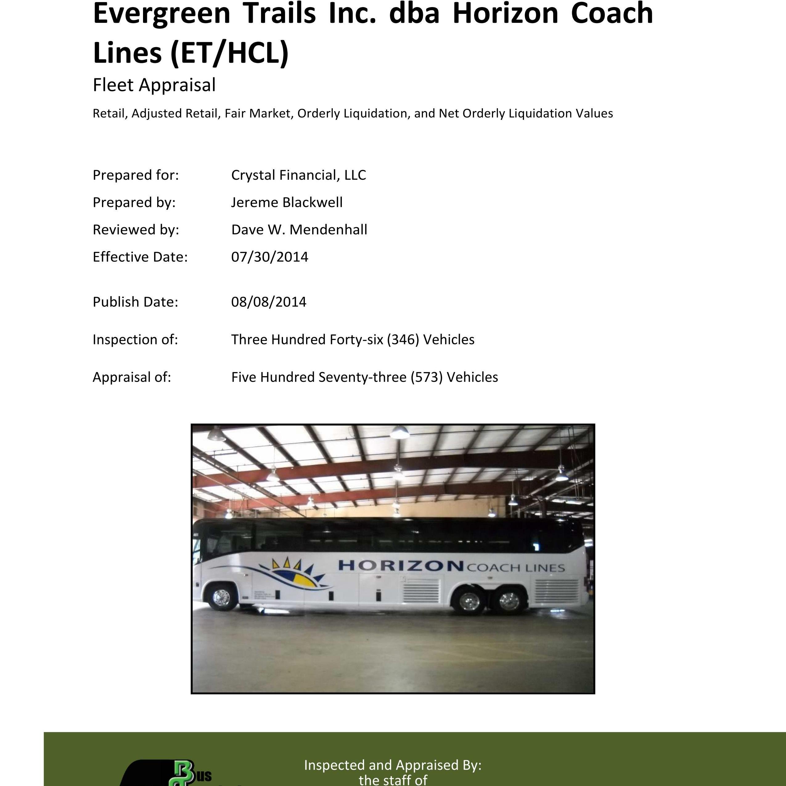 Bus Appraisal Solutions, LLC is the premier Bus Appraisal firm in North America. Our staff have spent their entire careers working in the bus & coach industry.