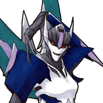 The silly,cute and super fast daughter of Starscream and Arcee,RP1:Single Rp2: taken:@Young_Seekeress ,She is Compassionate at times,and will fight theme;Sober~