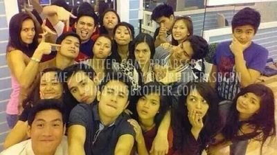 Pbb housemates 
love
Pinoy big brother all in 
kuya