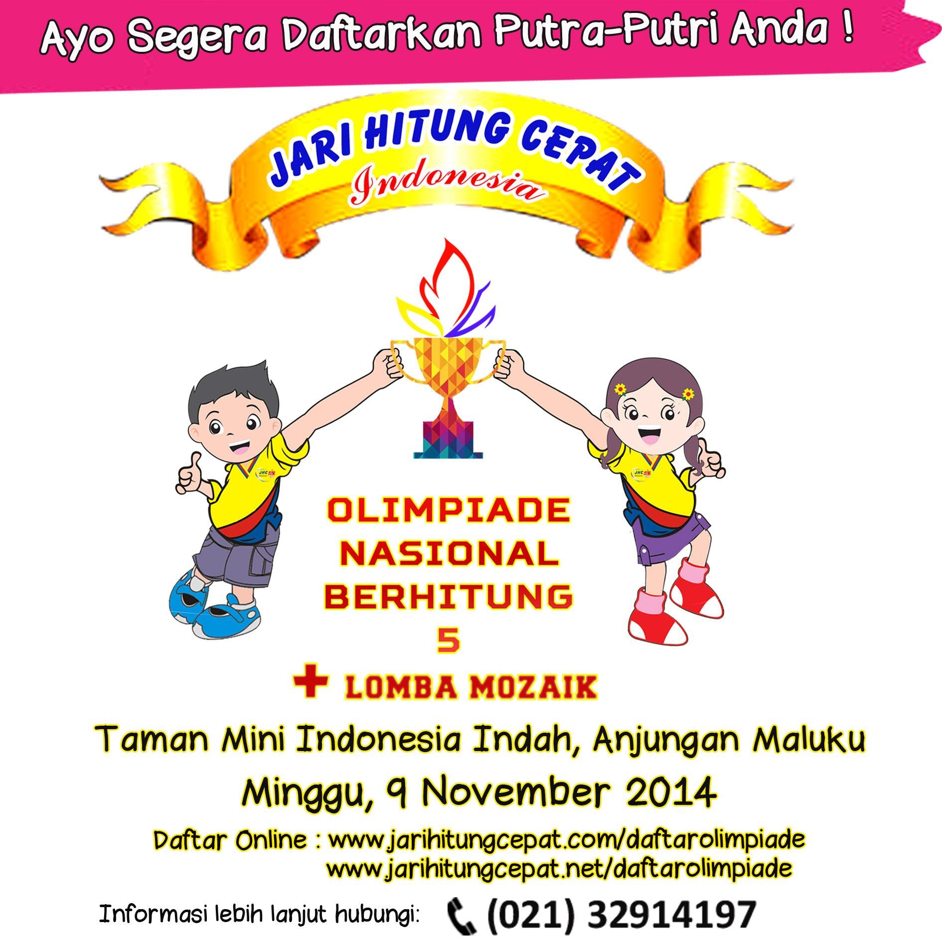 Official Twitter Account of Jari Hitung Cepat Indonesia, metode menghitung dengan jari yang PERTAMA di Indonesia! Follow us to know our recent activites&events