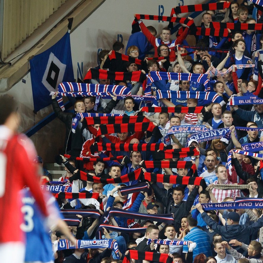 Red and Black scarves fund fan ownership through the Rangers Supporters Trust