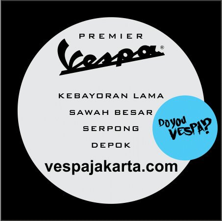 PREMIER INTERNATIONAL DEALER PIAGGIO VESPA OF INDONESIA BRANCH KEBAYORAN LAMA JAKARTA SELATAN.             | Phone : 021 530 6601 |