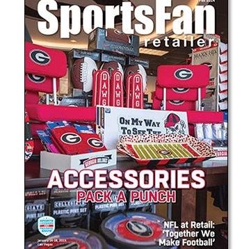 SportsFan Retailer first B2B magazine focusing on the Sports Licensing & Tailgating industry. Follow us on Instagram at SportsFanRetailer!