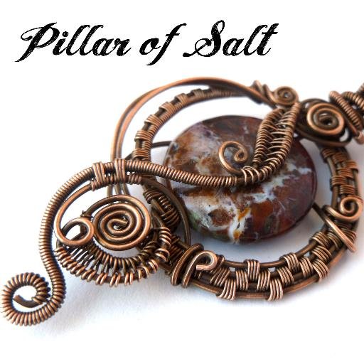 Pillar of Salt Studio / Sara Lott creating unique, handcrafted wire wrapped jewelry. Member of @theartisangroup.