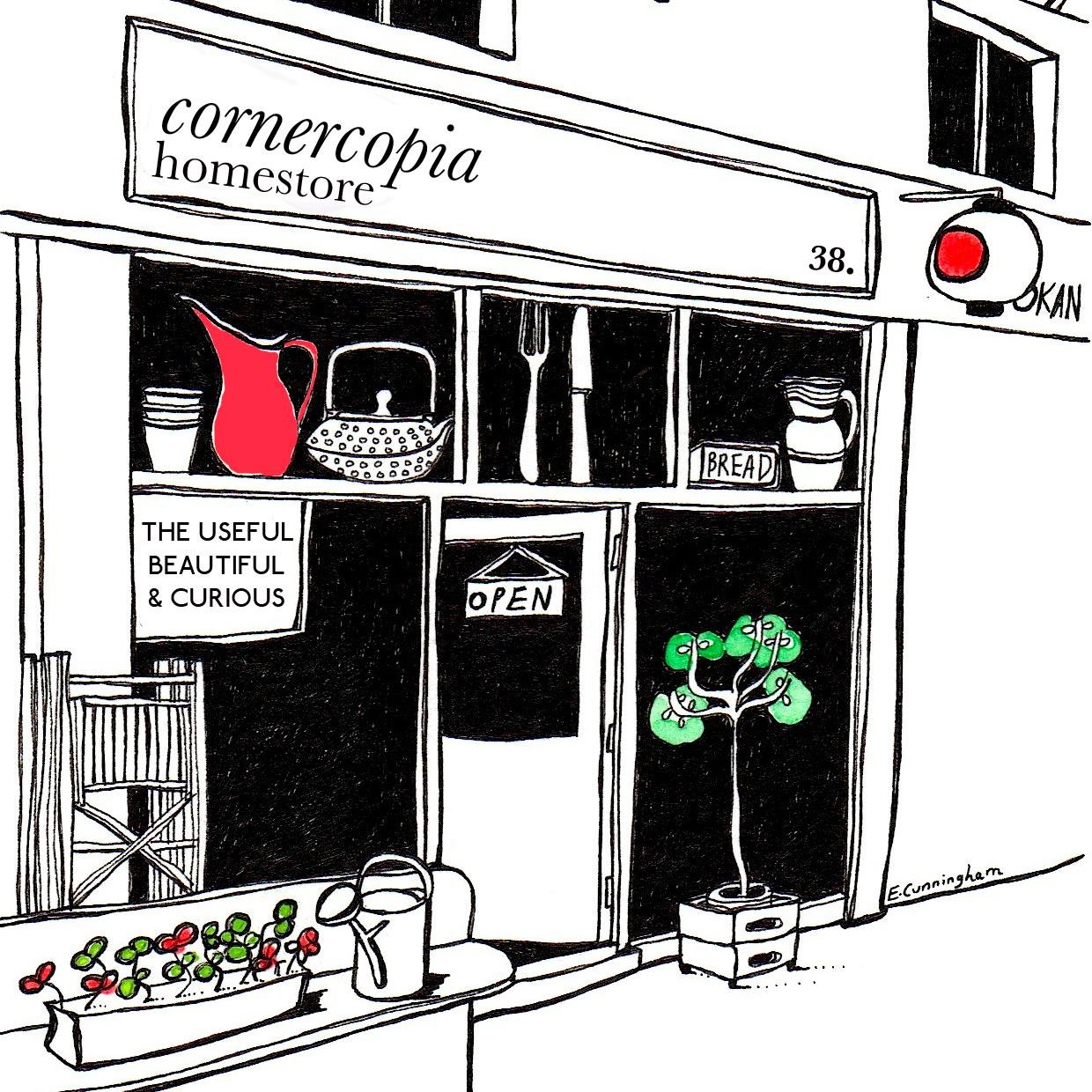 Useful, beautiful & curious things for the home. Cornercopia's new homestore!