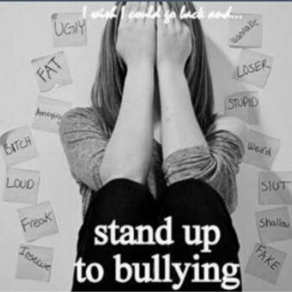 °I know what being bullied feels like, that's why im here° Stand up to bullying° Remember im here for you°