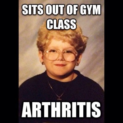 tweeting stuff about arthritis; hopefully some of you will find it amusing. •currently living w RA & fibromyalgia•