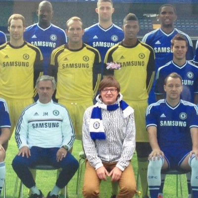 Chelsea FC fan Moscow