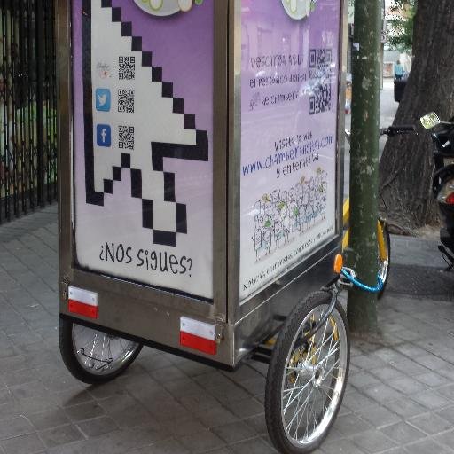 PubliTriciclo's profile picture. Campañas de #publicidad en #bicicleta de manera local: en la zona de influencia de tus clientes de forma eficaz, económica y ecológica.