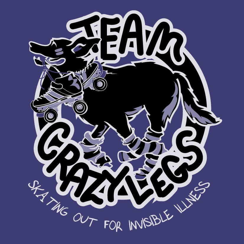 We are Team Crazy Legs! 
TCL is a Roller Derby Challenge team and support group for mental health and chronic illnesses.