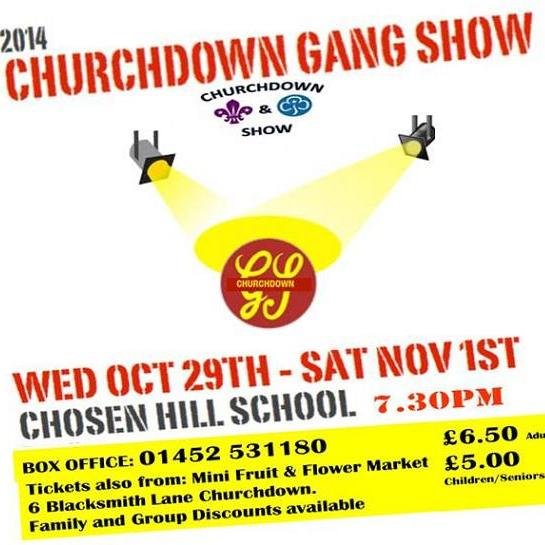 So switch off the television for the evening and go and see live entertainment. Please support the enthusiastic and talented young people of Churchdown!!