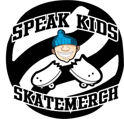 Speak Kids Skatemerch. est MMXIV | Think different ! | cp. 089646327648 / 7EC3BA72