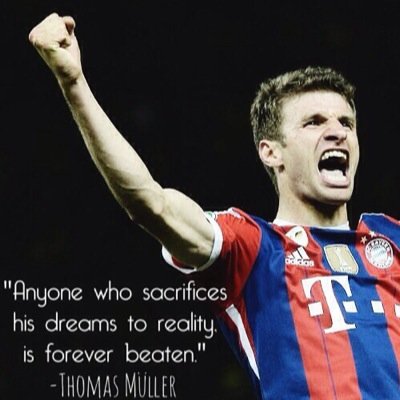An Indonesian fanpage of Thomas Müller [@esmuellert_], a brilliant football player from FC Bayern München and Germany NT. Click the follow button, then enjoy!