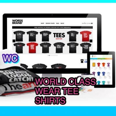 worldclasswearT's profile picture. Promote your business with promotional t-shirts with logo. Shop now!
-Buy in Bulk and SAVE 
-School teams, Family Reunion and Church events.
