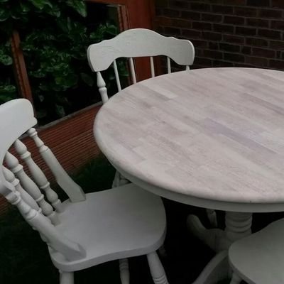 Husband and wife team from Chesterfield, UK. A small business (& hobby) from our little home and garage up-cycling furniture & small pieces of homeware.