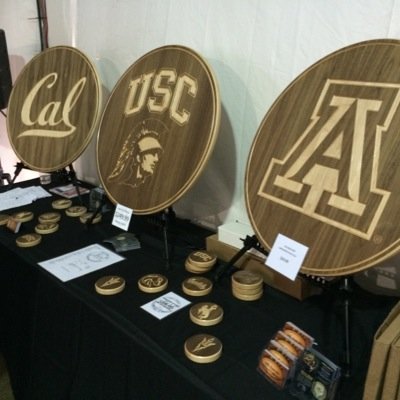 OFFICIALLY LICENSED-Get your one of a kind handcrafted office and home, never seen before fan merchandise. JUST USA INC is located in Pocatello, Id.