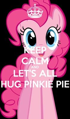 this girl loves her pinkie pie pony ♡♥♡♥♡♥