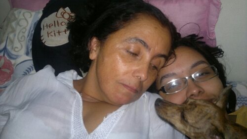 Enfermera. Felizmente jubilada. la negra de la casa.
