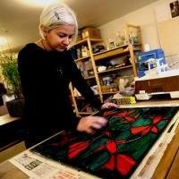 Stained glass artist