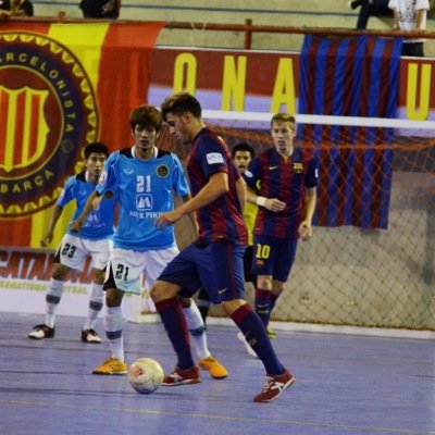 Jugador fc barcelona i sub 21 español futbol sala