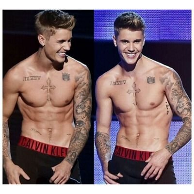We are a family. My world? haha easy JUSTIN BIEBER.