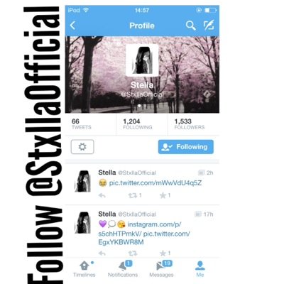 I gave you a Free Follow so please follow @StxllaOfficial ❤️ Don't unfollow her or I will Unfollow❤️ Thankyou❤️