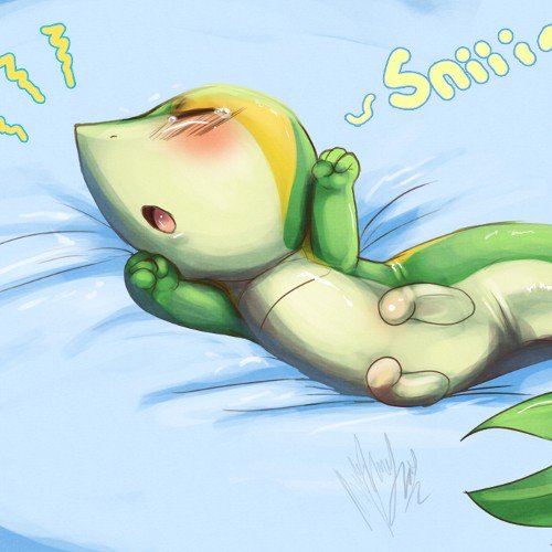 Snivy female old crush oshawott loveable girl lives in pinwheel forest has evil side my dark side