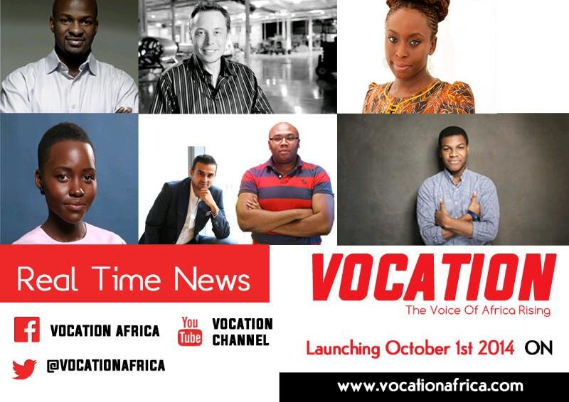 Launching October 2014. Vocation celebrates the venture stories behind Africa's most innovative ideas. We are the voice of Africa Rising.