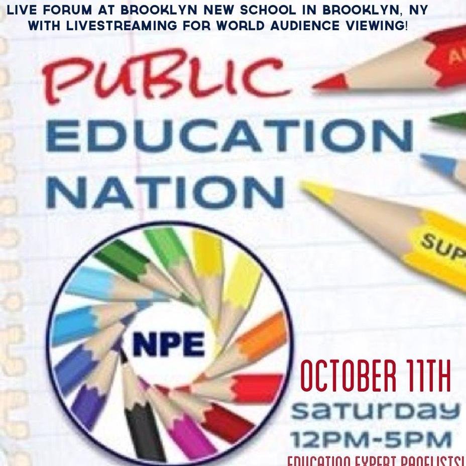 PublicEdNation's profile picture. Public Education Nation presents the truth about the impacts of corporate education reform and shares authentic reform success stories via education experts.