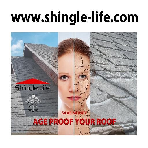 Shingle_Life's profile picture. Asphalt Shingle Maintenance and Rejuvenation. Age Proof Your Roof - Scientifically Formulated to Rejuvenate All Types of Asphalt Shingles.