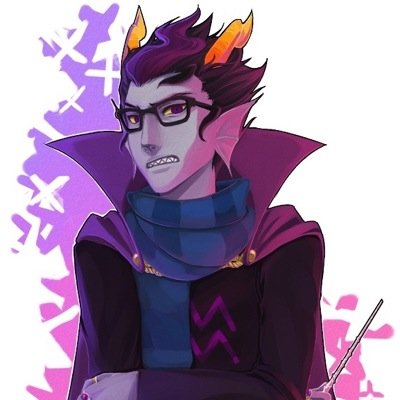 You are ERIDAN AMPORA the high-blooded troll who hates all the HALF jokes. you are FRIENDS with @Mutatedleader (in a wway..)