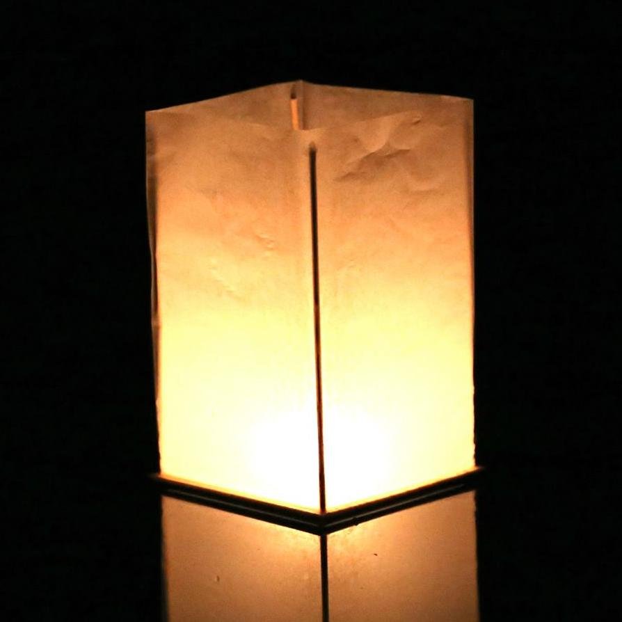 ground paper lanterns