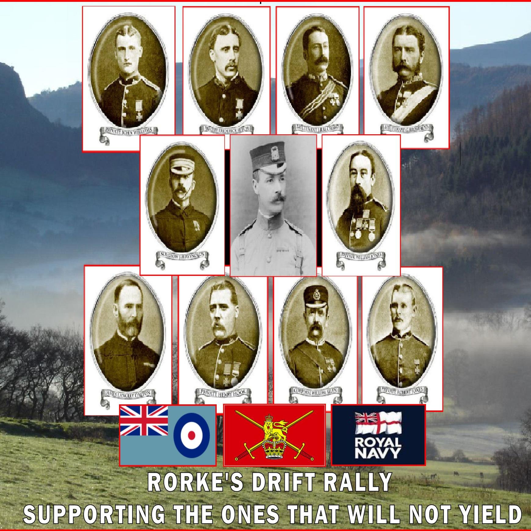 Weekend in a Field For Those That Wont Yield.. Rorke's Drift Rally held in Brecon, Bikers, Military, Supporters.. all having a great time, so get there...