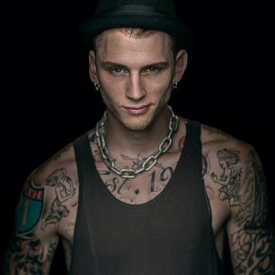 TRUEMGKFANS's profile picture. this is a fan account of mgk follow for mgk lyrics and a lot of tweets about hime
