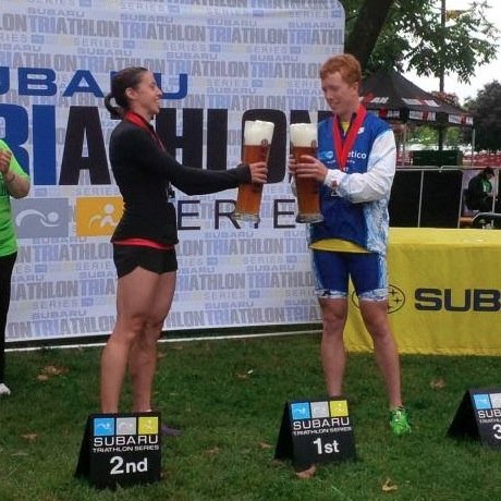 Semi aquatic mammal(Triathlete) Sponsors: CurrexSole, Benson Steel, Caledon Hills Cycling, Kinetico, Nineteen, Sketchers, Personal Best.