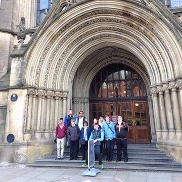 Ten young people on a one year supported work programme at Manchester Town Hall with MCC, The Manchester College and Pure Innovations,