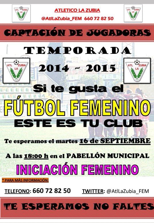 Escuelas Deportivas del Ayuntamiento de La Zubia, en la categoría de CADETE FEMENINO de la Diputación de Granada