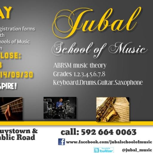 We are pleased to offer quality music education to the Guyanese populace. Certification by the Associated Board of the Royal Schools of Music, London.