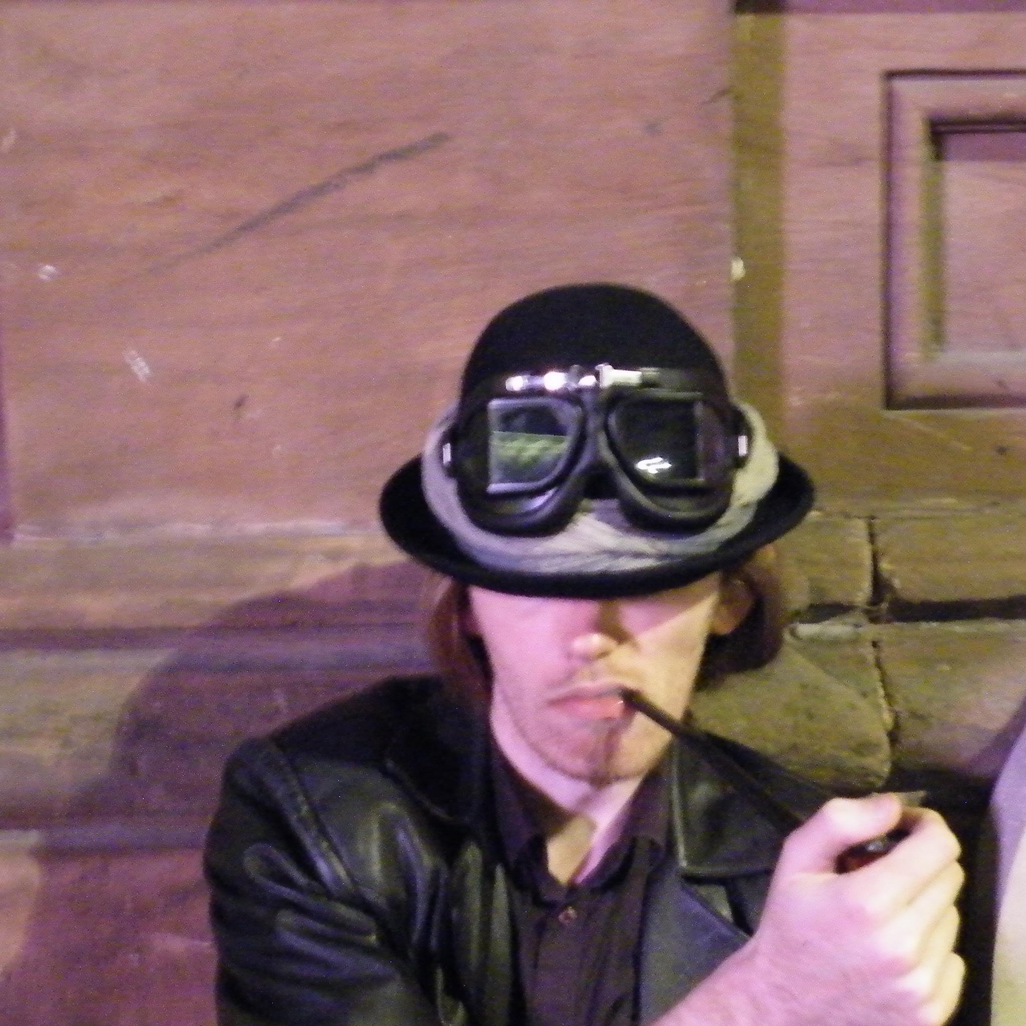 The real man behind the #horror #supernatural #author with a #steampunk twist , Thadeus Morticaine at @morticaine