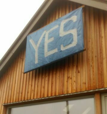 competition to find out the best homemade Yes banner