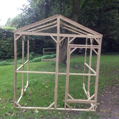 As Safe As Houses! Hand built to suit your pets needs our rustic Happy Homes for all pets keep your animals, safe, warm and the envy of all their friends!