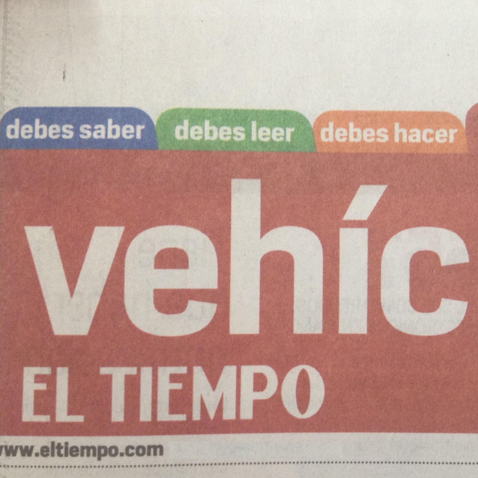 Cuenta oficial de la Sección Vehículos de EL TIEMPO. Todas las noticias de autos, motos, industria, infraestructura vial, movilidad y seguridad vial.
