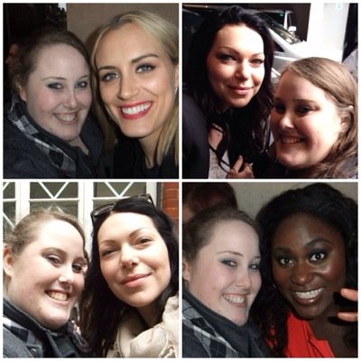 • #OITNB • ♡ Met @LauraPrepon 29/5/14 & 30/5/14 --- Met @TaySchilling 28/5/14, 29/5/14 & 30/5/14 ♡