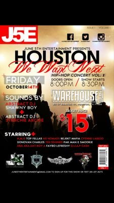 June 5th Entertainment Marketing Company..  Here to bring you hot, quality events.
