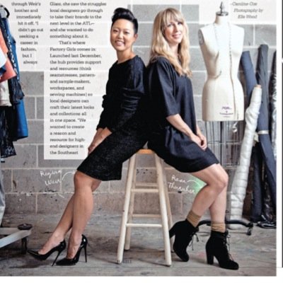 A fashion incubator in Atlanta, GA providing support to local designers.  We offer design space as well as pattern and sample making and small run production.