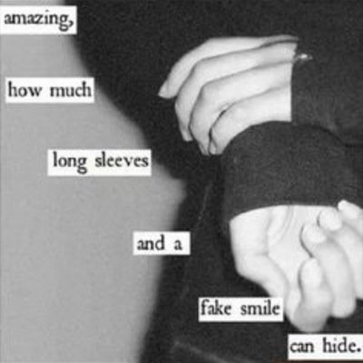 depressed, suicidal, and always lonely.