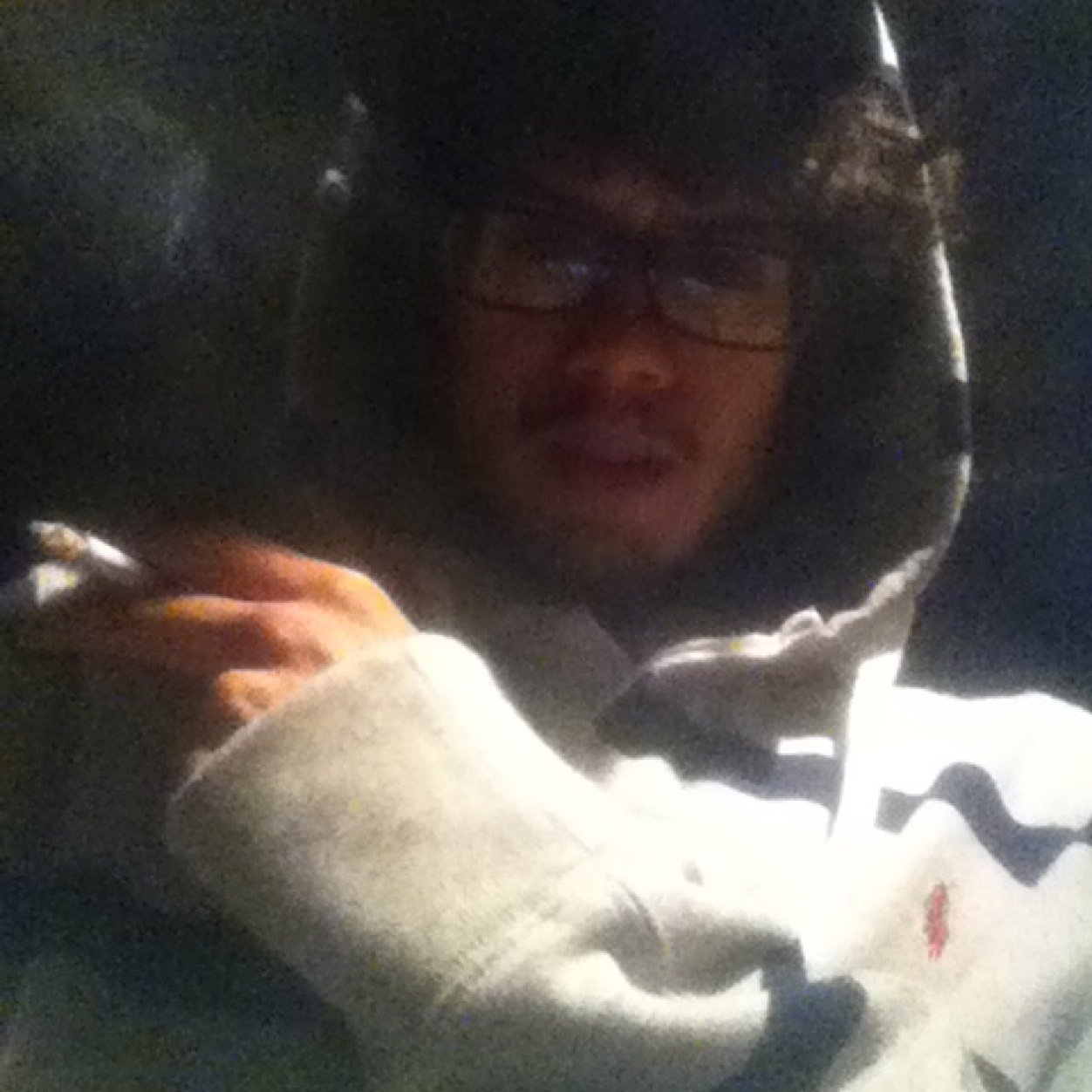 Lo to my socks smokin some pot.