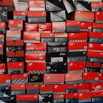 we sell brand new deadstock sneakers from size 5.5 all the way to size 14. you name it we can get it. satisfaction guranteed. Follow then DM for questions!