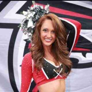 Rookie Atlanta Falcons Cheerleader! So excited for my first year cheering for the Dirty Birds! RISE UP!!!